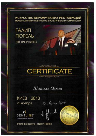 Certificates, awards, diplomas - Шакаль Ольга Васильевна